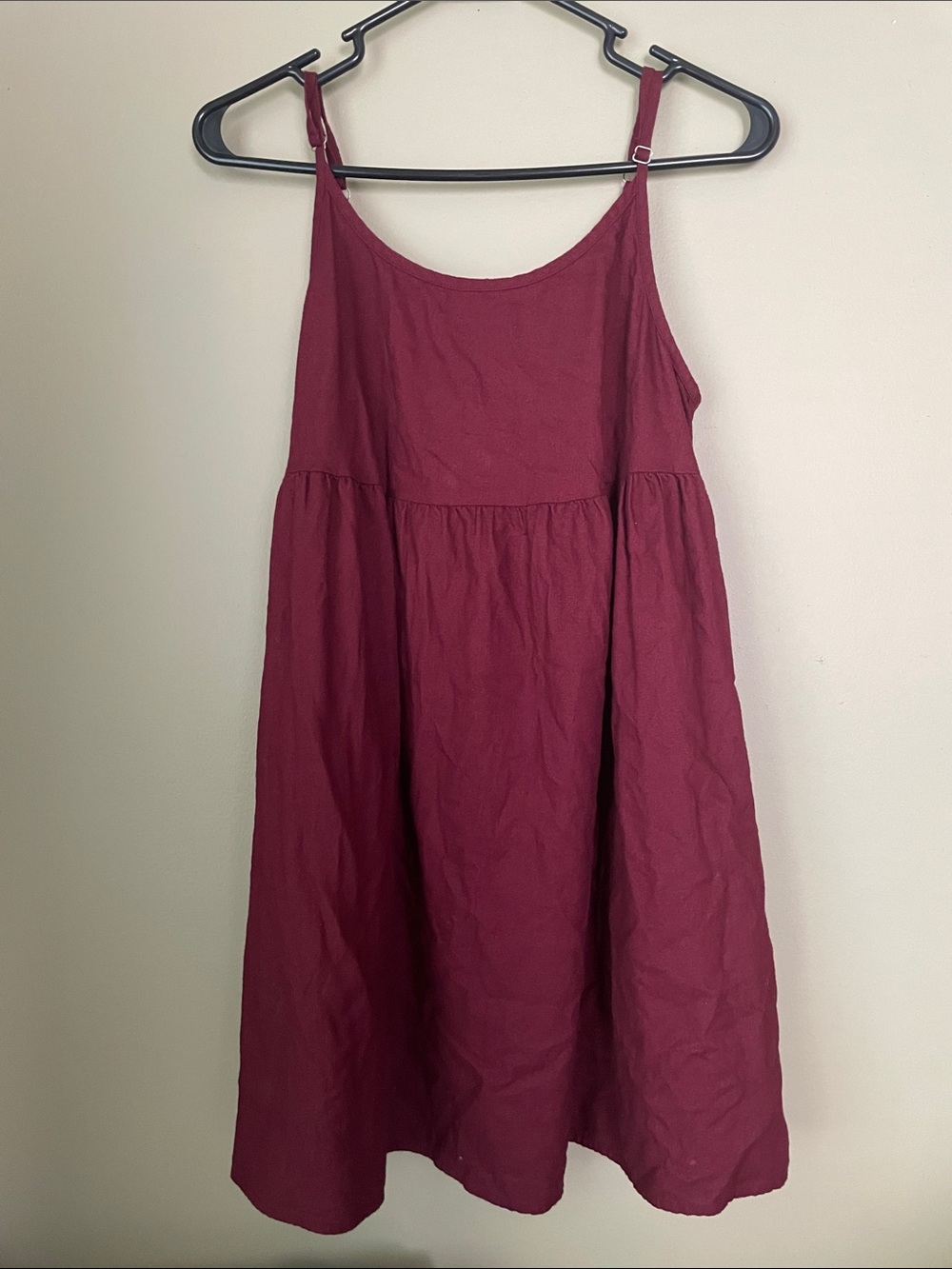 wild fable Burgundy Midi Sundress with Adjustable Straps - Picture 1 of 5